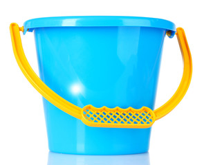 baby toy bucket isolated on white © Africa Studio