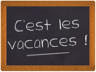 Obraz premium c'est les vacances !