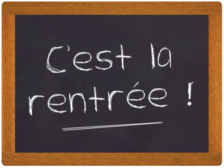 Obraz premium Ardoise : c'est la rentrée des classes !