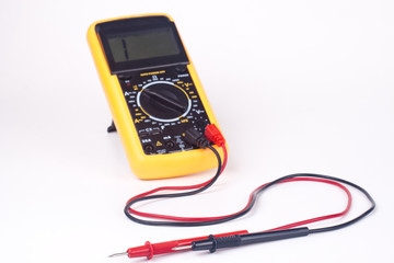 yellow multimeter