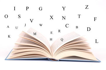 Opened book
