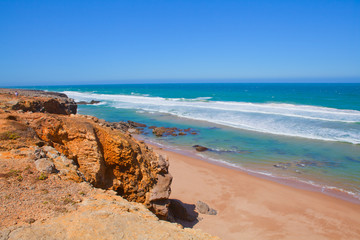 Atlantic coast in Portugal