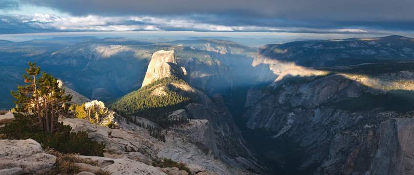 Half dome from cloud's rest