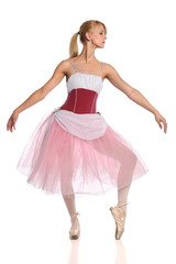 Naklejka premium Ballerina Dancing