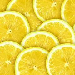  Abstracte achtergrond met citrusvruchten van schijfjes citroen © Boroda