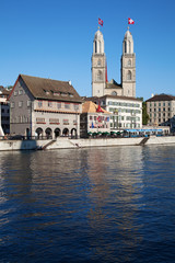 "Grossmunster" cathedral in Zurich