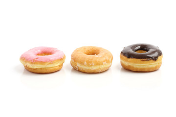 Chocolate Donut isolated in white background