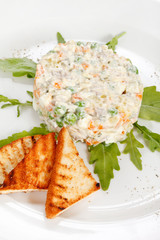 Russian traditional salad