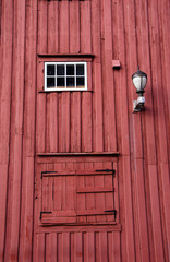 rotes Haus in Norwegen