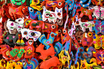 Fototapeta na wymiar zestaw kolorowych filcowych lalki