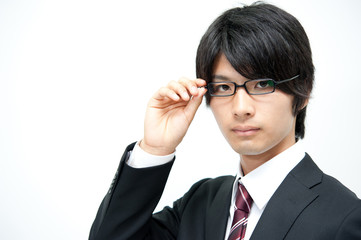 a portrait of young businessman