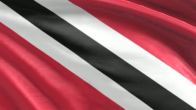 Nahtlos wehende Flagge Trinidad