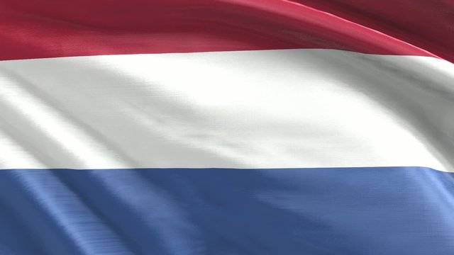 Nahtlos wehende Flagge Niederlande