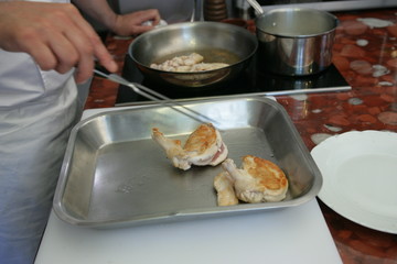Cuisse poulet cuisson