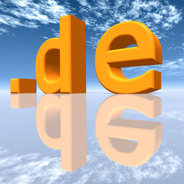 3D Top Level Domain von Deutschland