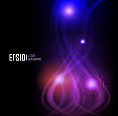 Color abstract glowing background