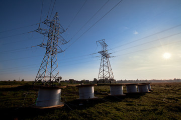 Construction of new power line