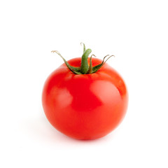 red tomato vegetable isolated on white background