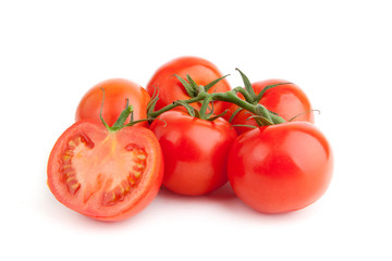tomato vegetable isolated on white background
