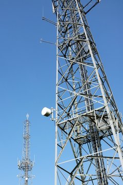 Antenna and communication towers.