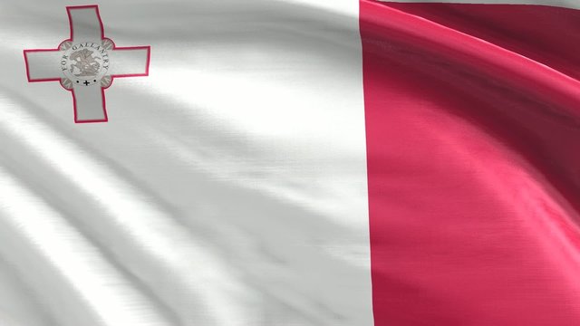 Nahtlos wehende Flagge Malta