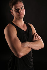 Fototapeta premium Selbstbewusster Mann