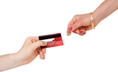 consumerism buying and paying with credit card