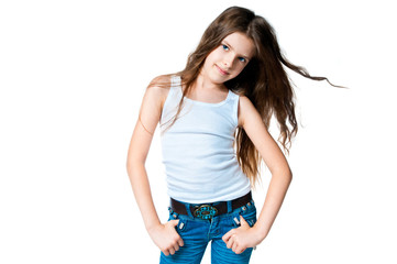 Fototapeta premium little girl