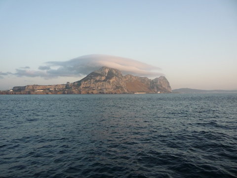 rock of Gibraltar from the sea