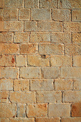 Castle masonry wall carved stone rows pattern texture