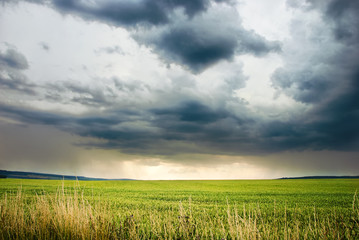 Photography of coming storm