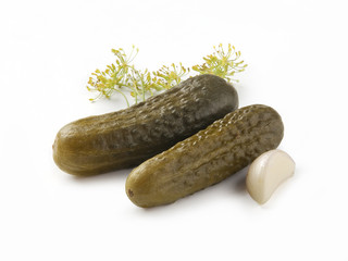 Salted cucumbers