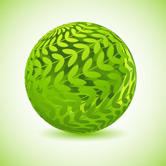Glossy Green Globe