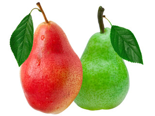pear isolated on white background