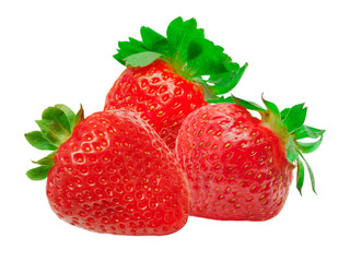 strawberry isolated on white background