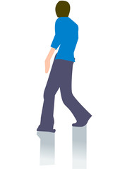 Side view of man standing