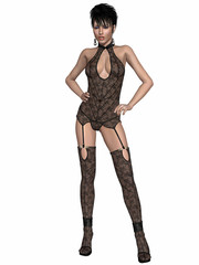 Beauty  woman with sexy underwear