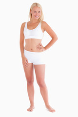 Fototapeta premium Young woman in underwear
