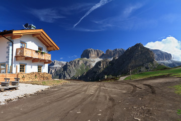 landscape in Italian Dolomites