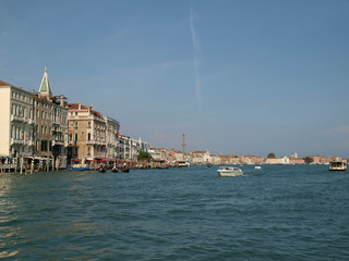 Fototapeta premium Venice - Exquisite antique buildings along Canal Grande