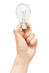 Bulb in hand