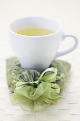 cup of green tea