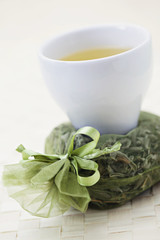 cup of green tea