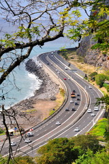 Route du littoral, La Réunion. © Prod. Numérik