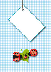 Baby Card Boy / Marienk&auml;fer