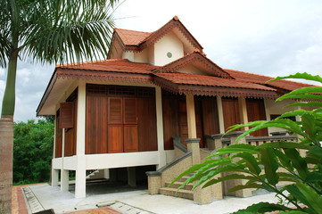 wooden house