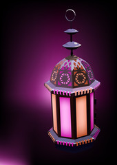 Arabesque Lantern Ideal for Ramadan concept