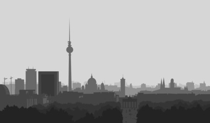 Fototapeta premium Skyline Berlin