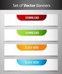 Set of download and click here buttons.
