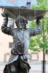 Statue at Italian Court in Kutna Hora